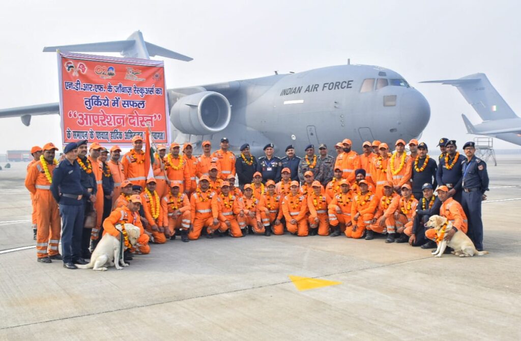 NDRF's 47 rescuers returned