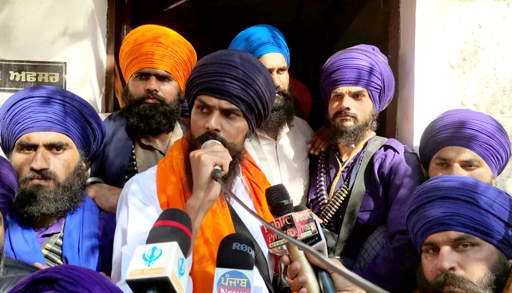 Two Cases Filed Against Khalistani Leader Amritpal Singh