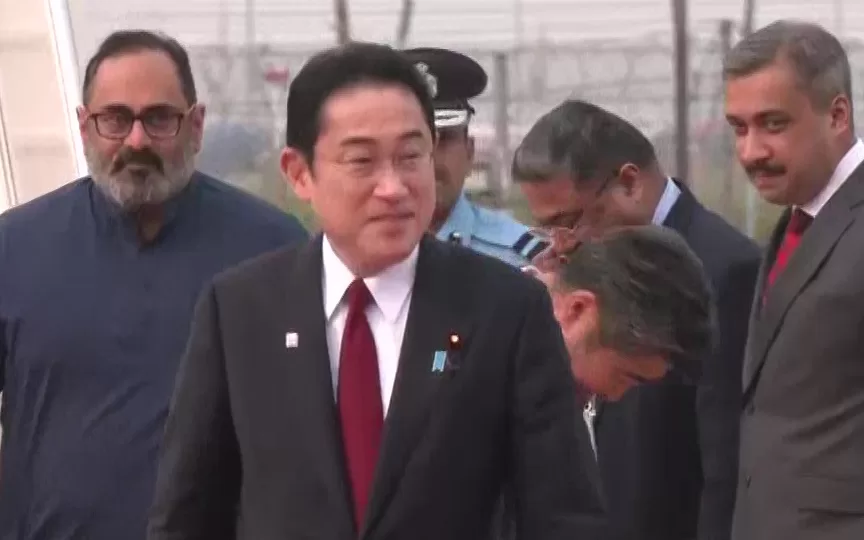 Japan PM Fumio Kishida Arrives In India