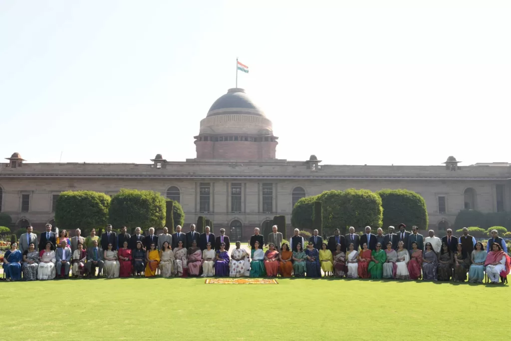 Chief Justice of Delhi, High Court Judges Visit Amrit Udyan With President