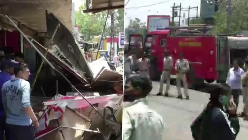 MP: Three injured after portion of building collapses in Indore