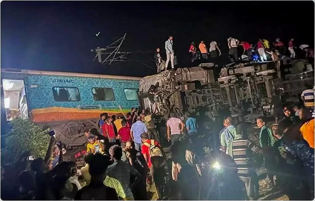 Major Train Accident In Odisha's Balasore, Coromandal Express Derailed