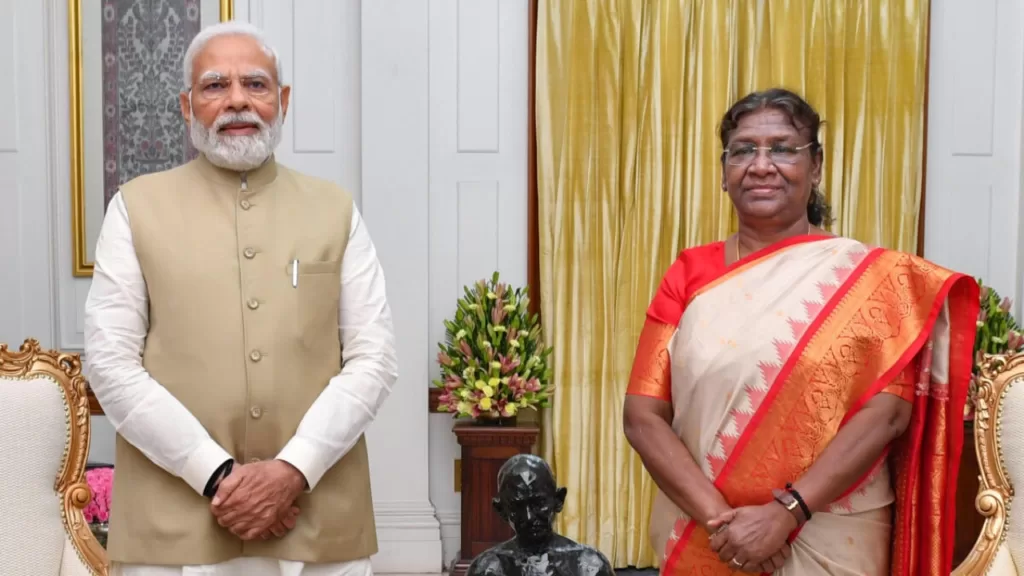 PM congratulates Droupadi Murmu as she completes one year as President